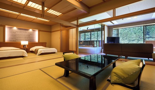 Deluxe Suite with open-air bath, River View, Non-Smoking