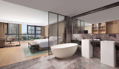 Room, 1 King Bed, Non Smoking, Bathtub