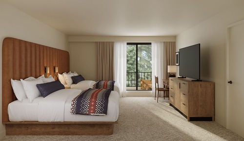 Double Room, 2 Queen Beds, Mobility Accessible