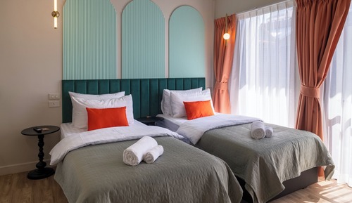 Standard Double or Twin Room, 1 Bedroom, Kitchenette, Courtyard View
