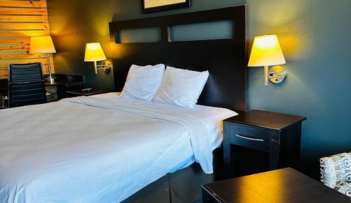 Economy Single Room, 1 King Bed, Non Smoking, Mountain View
