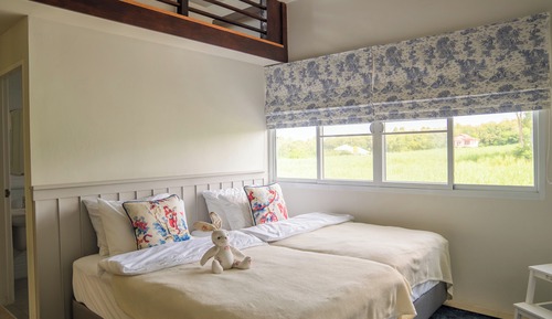 Family Triple Room, Balcony, Garden View