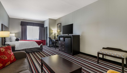 Standard Room, 1 King Bed, Non Smoking, Refrigerator & Microwave