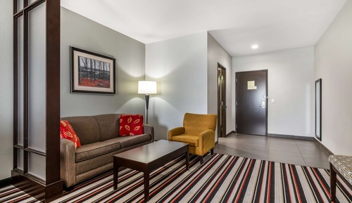 Suite, 2 Queen Beds, Non Smoking, Refrigerator & Microwave