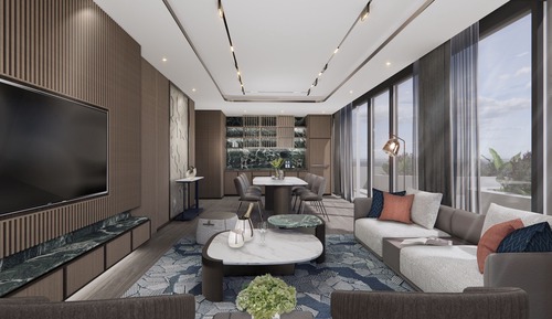 Presidential Suite, Suite, 1 King, Terrace