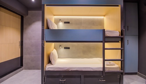 Single bed AC male dormitory