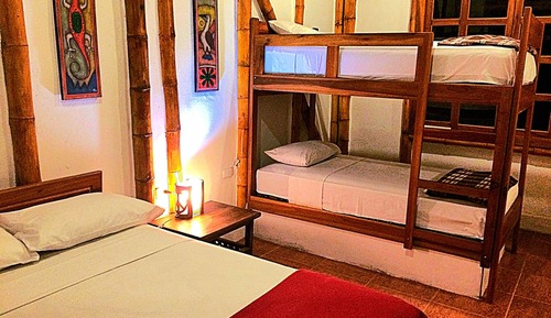 Basic Double Room, Balcony, Beach View