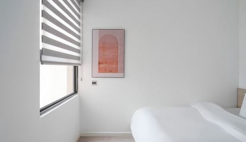 Senior Apartment, 1 King Bed, Balcony, City View