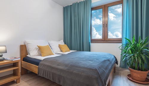 Classic Apartment, 1 Bedroom, Balcony, Garden View