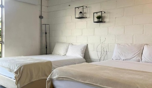 Family Quadruple Room, 2 Double Beds, Sea View