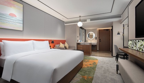 Business Single Room, 1 King Bed (High Floor)