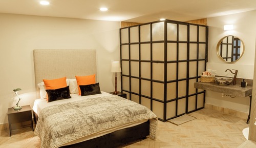 Executive Apartment, 1 Bedroom, Kitchen, Courtyard View