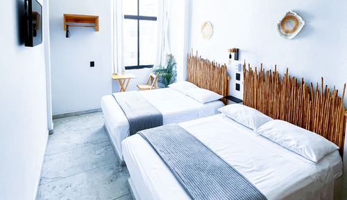 Basic Double Room, 2 Double Beds