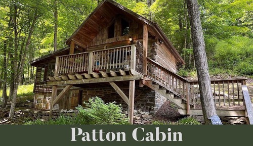 Patton Cabin, 1 Queen Bed, Jetted Tub and Fireplace