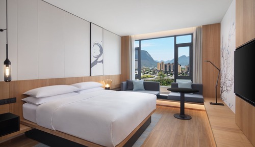 Suite, 1 King Bed, Mountain View