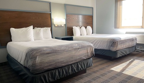Room, 2 Double Beds, Accessible, Non Smoking (Roll-In Shower)