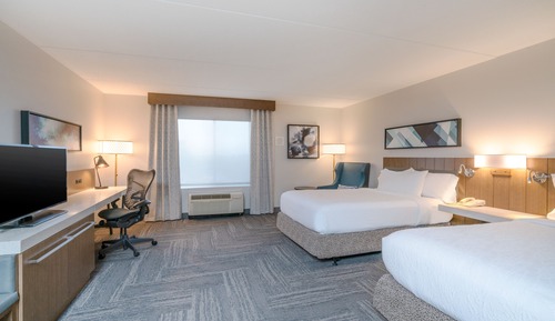 Two double beds