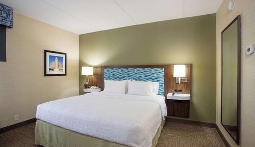 Suite, 1 King Bed, Refrigerator & Microwave