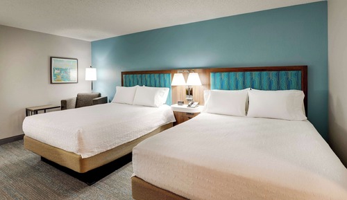 Two double beds non smoking