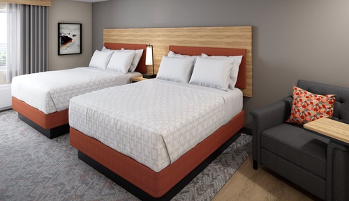 Studio Suite, 2 Double Beds (Bath Shower Combination)
