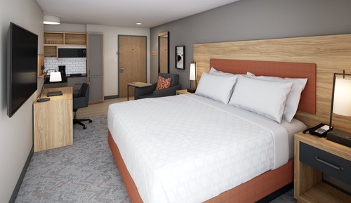 Studio Suite, 1 King Bed, Accessible (Mobility, Roll-In Shower)