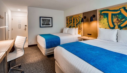Standard Room, 2 Queen Beds, Accessible, Refrigerator