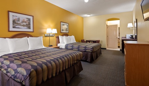 Standard Room, 2 Queen Beds, Smoking, Refrigerator & Microwave