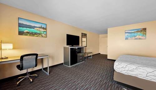 Standard Room, 1 King Bed, Refrigerator & Microwave, Lake View