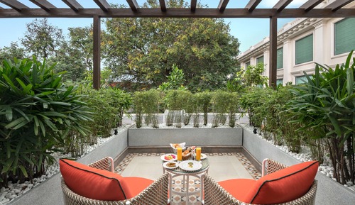 Business Class Garden Balcony with Airport Transfers