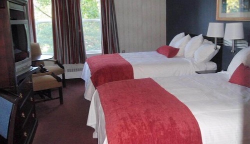 Double Room, 2 Double Beds, Non Smoking, Refrigerator