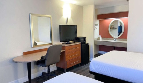 Standard Room, 2 Queen Beds, Smoking, Refrigerator & Microwave