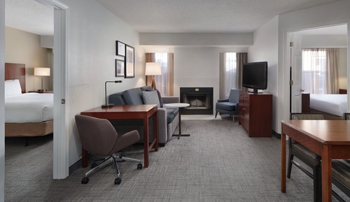 Suite, 2 Bedrooms, Fireplace (Hearing Accessible)