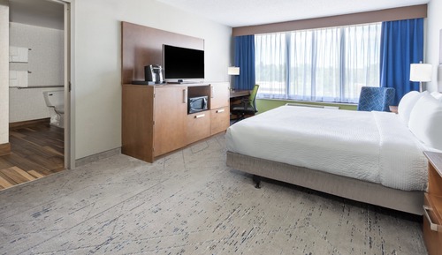 Standard Room, 1 King Bed, Accessible (Communication, Roll-In Shower)