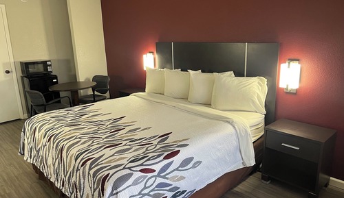 Deluxe Room, 1 King Bed, Roll-in Shower, Non Smoking