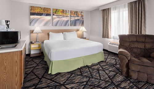 Suite, 1 King Bed, Refrigerator & Microwave
