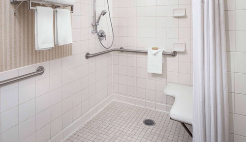 Room, 2 Double Beds, Hearing Accessible, Non Smoking (Mobility, Bathtub W/grab Bars)