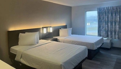 Standard Room, 2 Queen Beds, Non Smoking, Refrigerator & Microwave