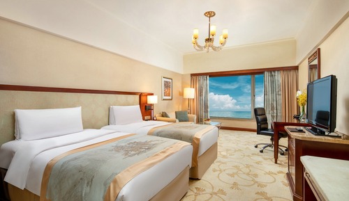 Deluxe Room, 2 Twin Beds, Sea View