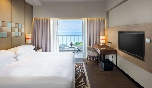 King, Premier Room, Balcony, Sea View