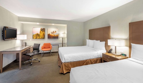 Standard Room, 2 Double Beds, Non Smoking, Refrigerator & Microwave