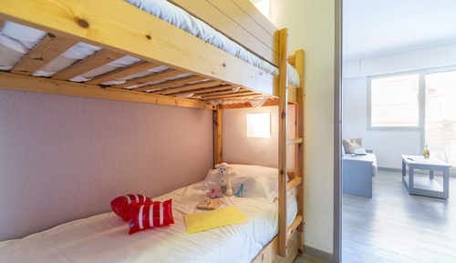 Studio 4 people - 1 sleeping alcove - Terrace or balcony