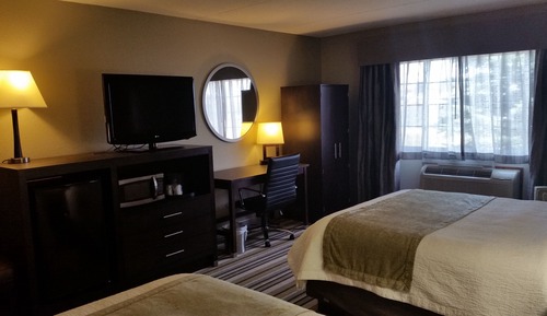 Standard Room, 2 Queen Beds, Non Smoking, Refrigerator & Microwave