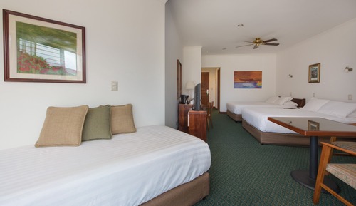 Standard Room, 2 Double Beds, Mountain View