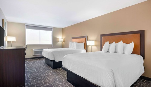 Standard Room, 2 Queen Beds, Smoking, Refrigerator & Microwave