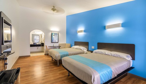 Deluxe Room, 2 Queen Beds, Non Smoking, Refrigerator & Microwave