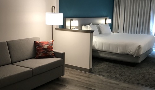 Suite, 1 King Bed with Sofa bed, Non Smoking