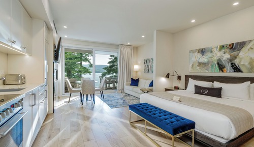 Suite Prestige 1, pavillon Massawippi, vue lac