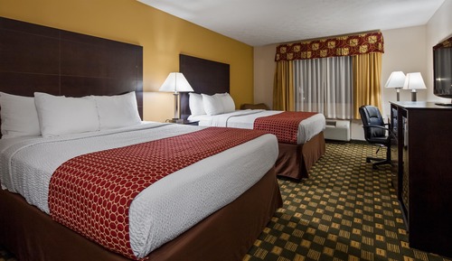 Standard Room, 2 Queen Beds, Smoking, Refrigerator & Microwave