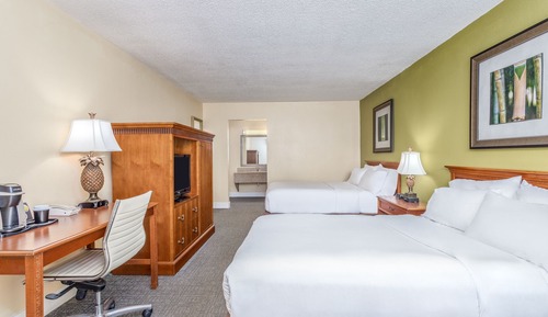 Standard Room, 2 Double Beds, City View