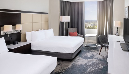 Room, 2 Double Beds, Lagoon View